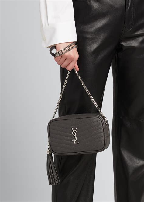 ysl lou camera bag silver|ysl lou camera bag celebrities.